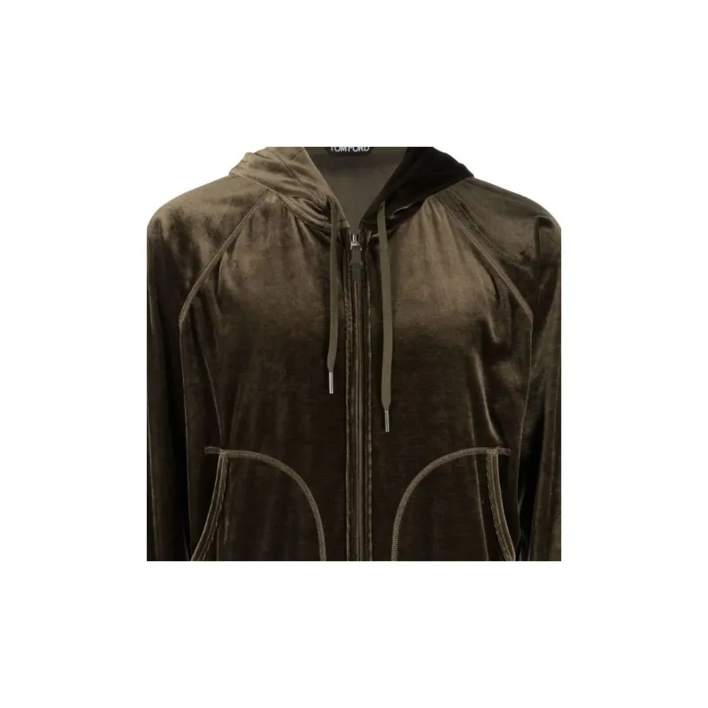 TOM FORD Terry cloth Cotton Hoodie-5