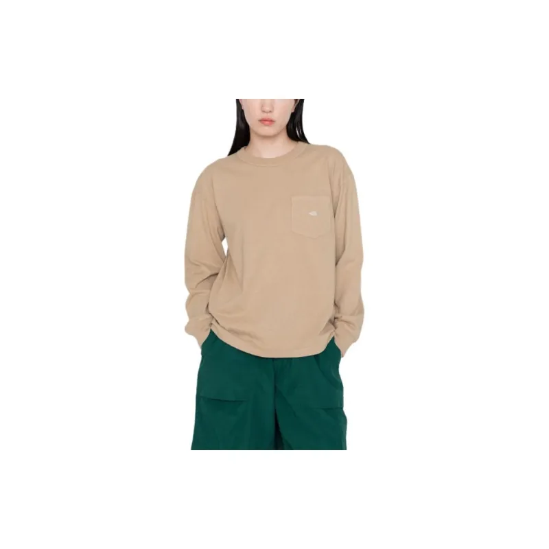THE NORTH FACE T Shirt Unisex Beige/Gray White-1