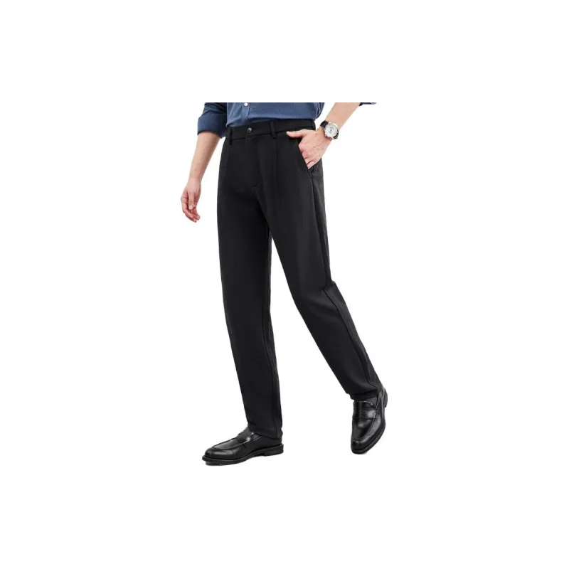 SEPTWOLVES Casual Pants Men Black-3