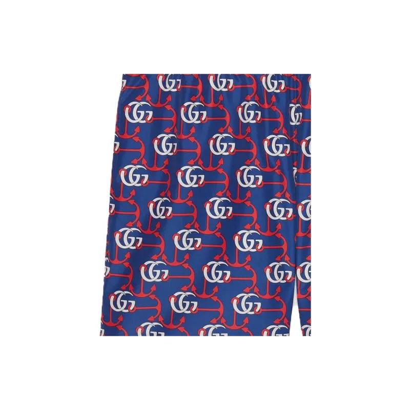 GUCCI Gg Anchor Print Swim Shorts-3