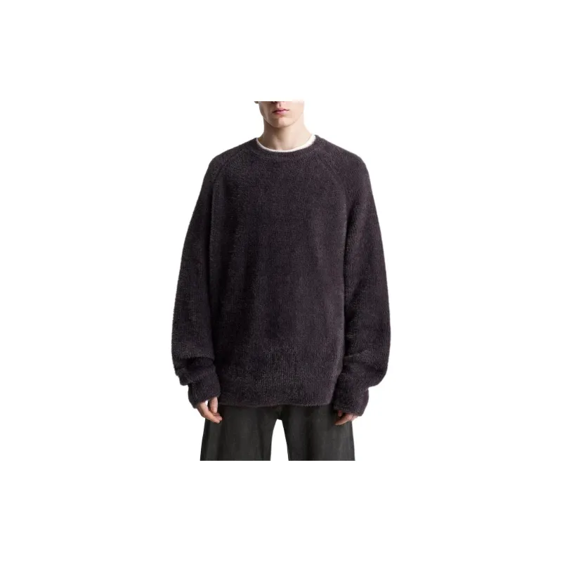 ZARA Knitwear Men's Eggplant Purple-2