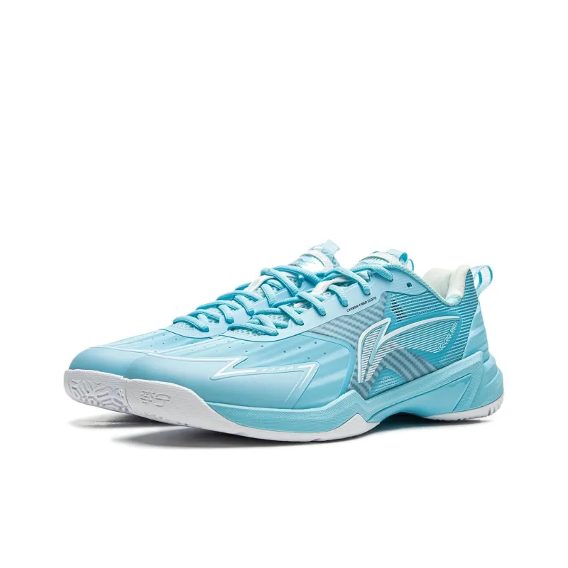 LiNing Anti-Slip Wear-Resistant Low-Top Badminton Shoes Unisex Blue-2