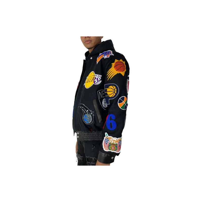 JEFF HAMILTON X Nba Collage Wool Jacket-2
