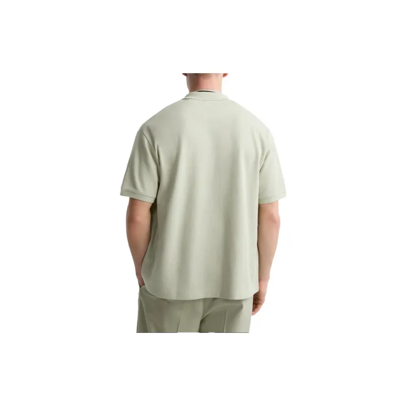 ZARA Shirts Men Light Green-3