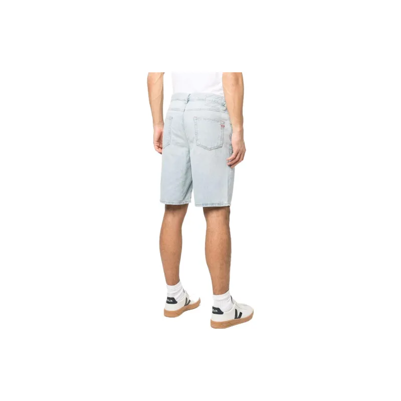 DIESEL Denim Shorts Men Light Blue-2