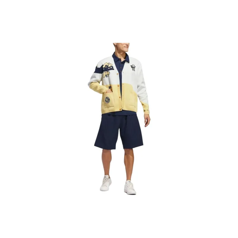 Adidas Knitwear Men's Yellow White-4