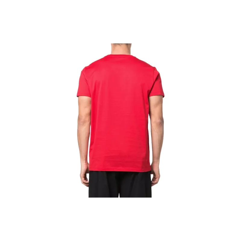 Moncler T Shirts Men Red-3