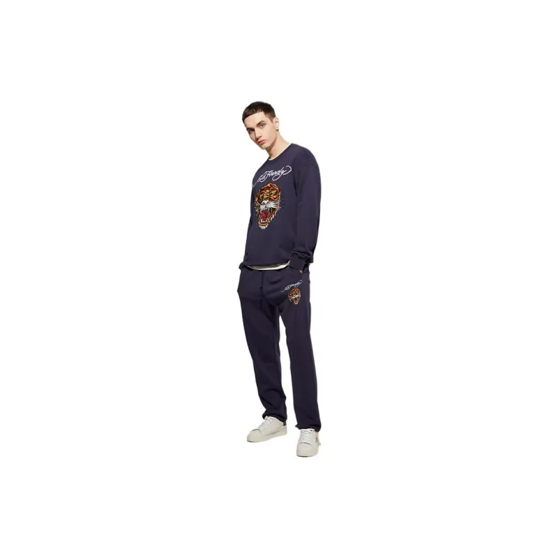 Ed Hardy Polo Shirts Men Midnight Blue E1OWM064-2