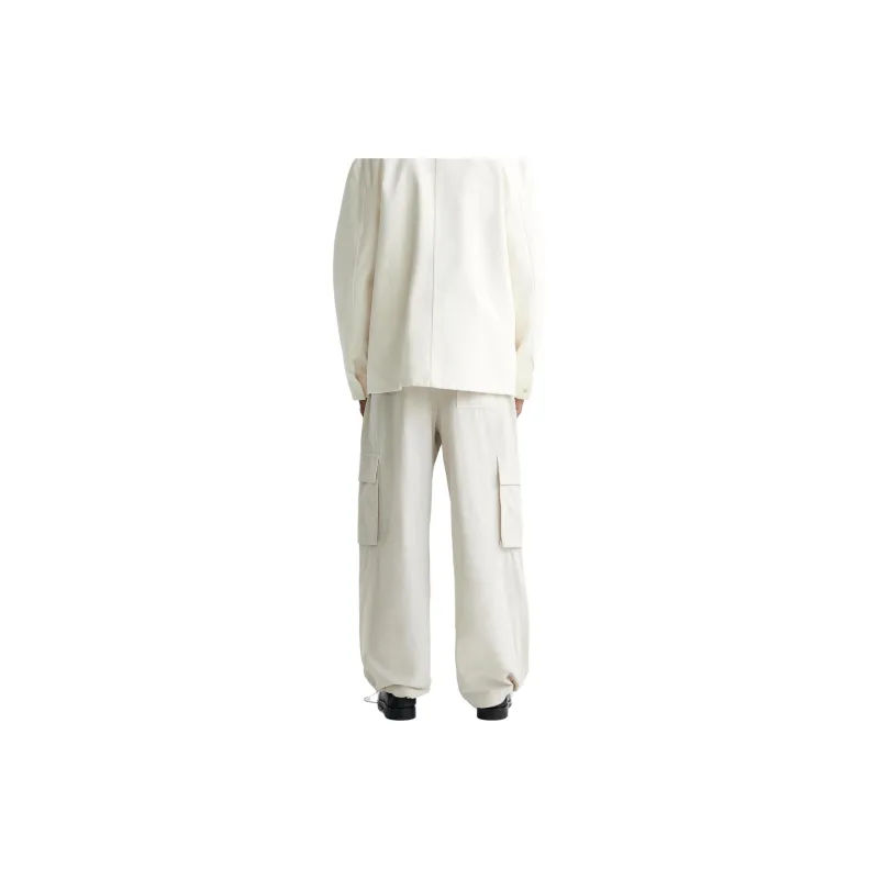 ZARA Cargo Pants Men's Brown Yellow-4