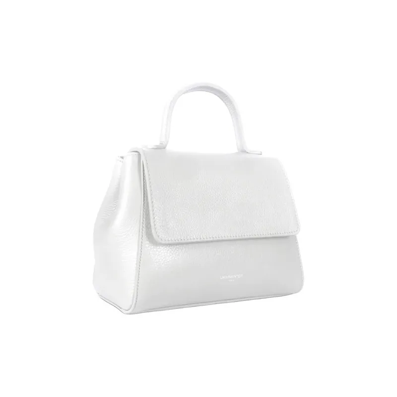 Le Parmentier Genuine Leather Handbag Regular Women's White-1
