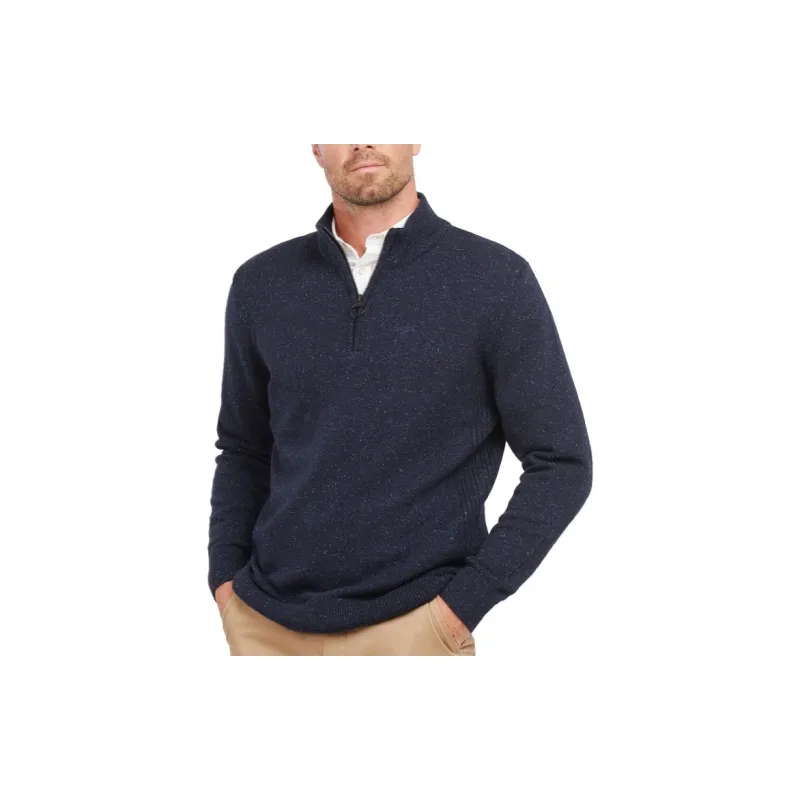 BARBOUR Essential Tisbury Half Zip Jumper-1
