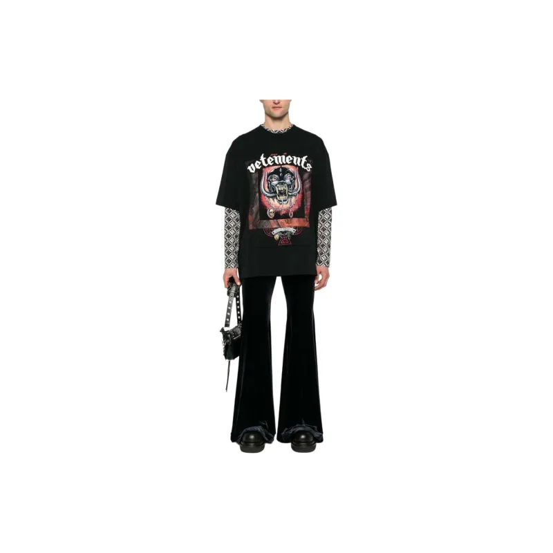 Vetements SS24 T Shirt Unisex Black-3