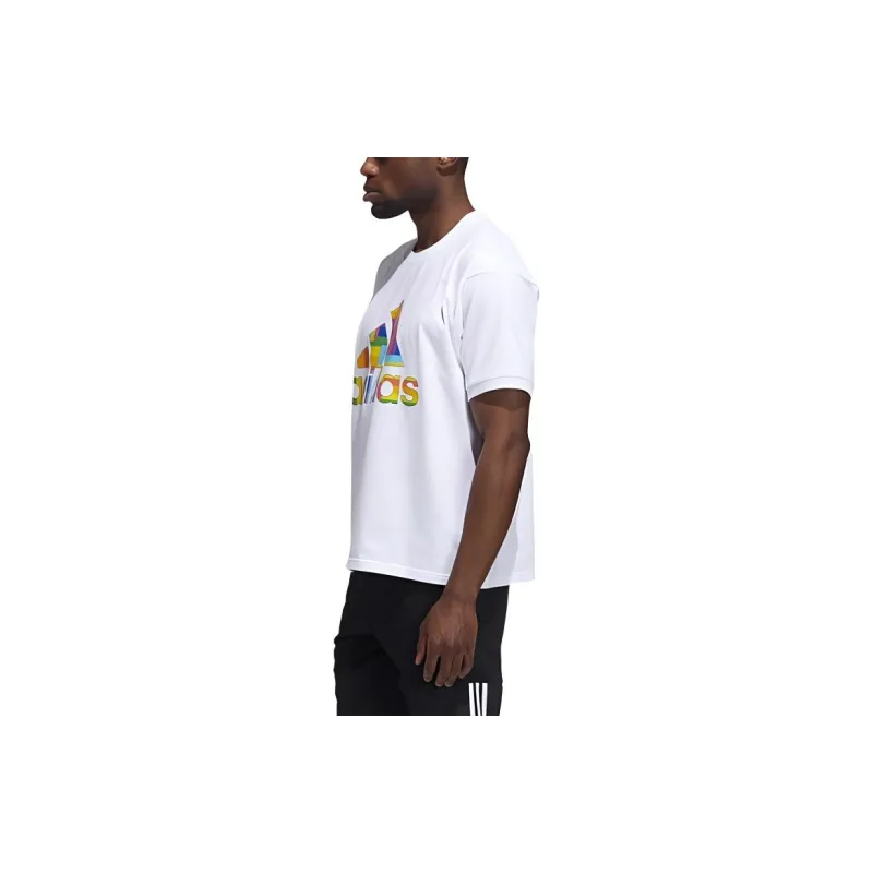 Adidas Pride T Shirt Men's White-3