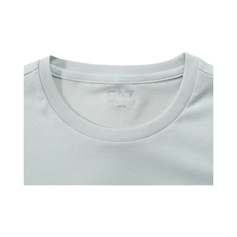 EMPORIO ARMANI EA7 T Shirt Men's Light Blue Green-5