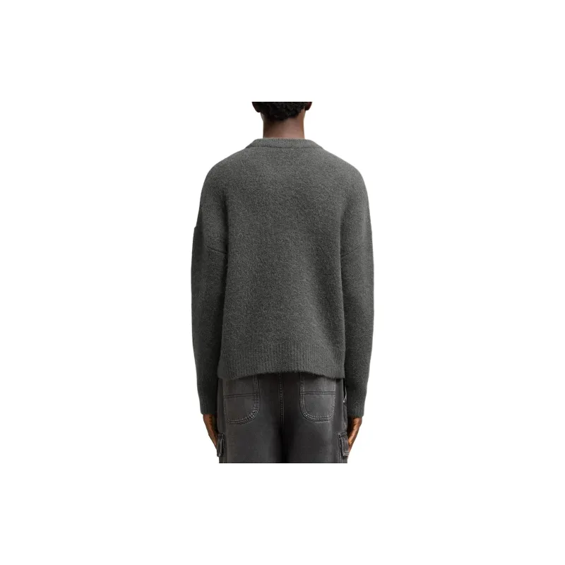 Ami Paris Ami De Coeur Logo Intarsia Knit Jumper-1