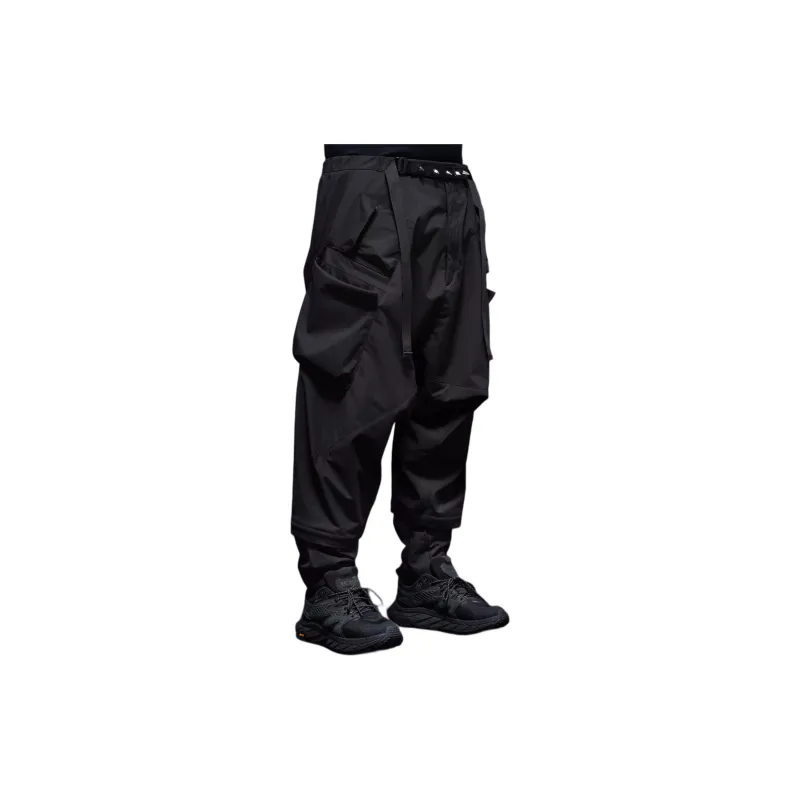 ACRONYM Nylon Wide Cargo Pants-3