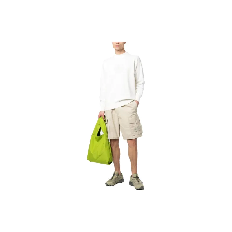 STONE ISLAND Logo Patch Crewneck Knitted Jumper-2
