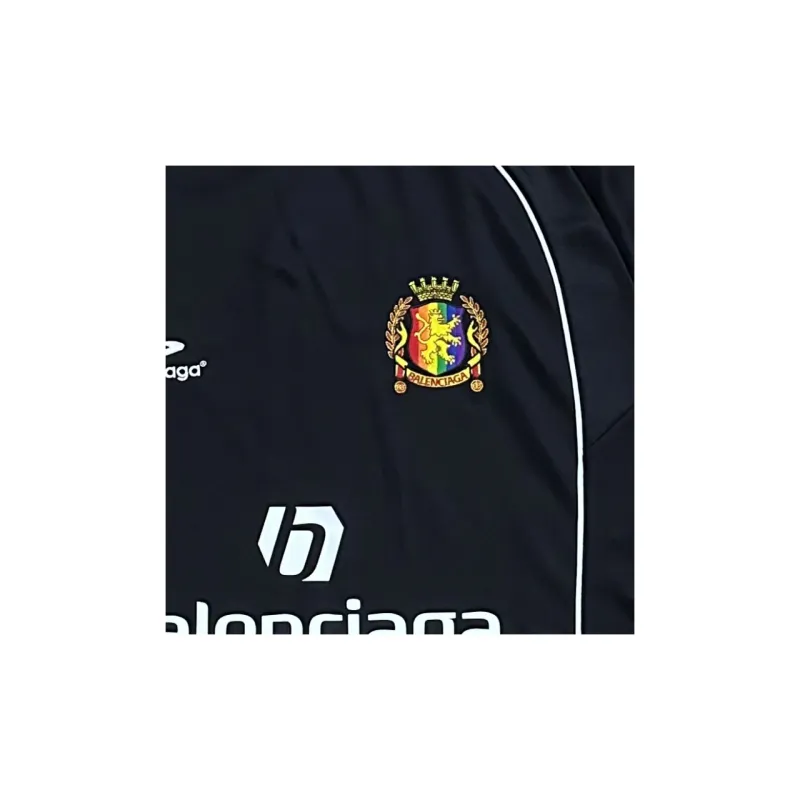Balenciaga Soccer Jerseys Regular Fit Unisex Black-2