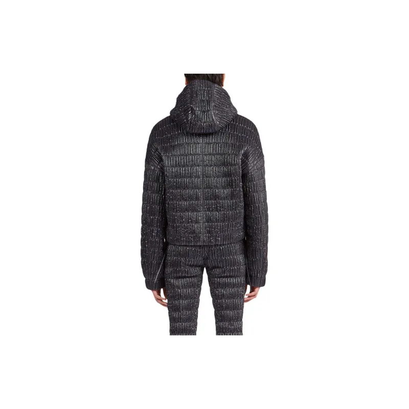 Ferragamo High shine Quilted Bomber Jacket-2