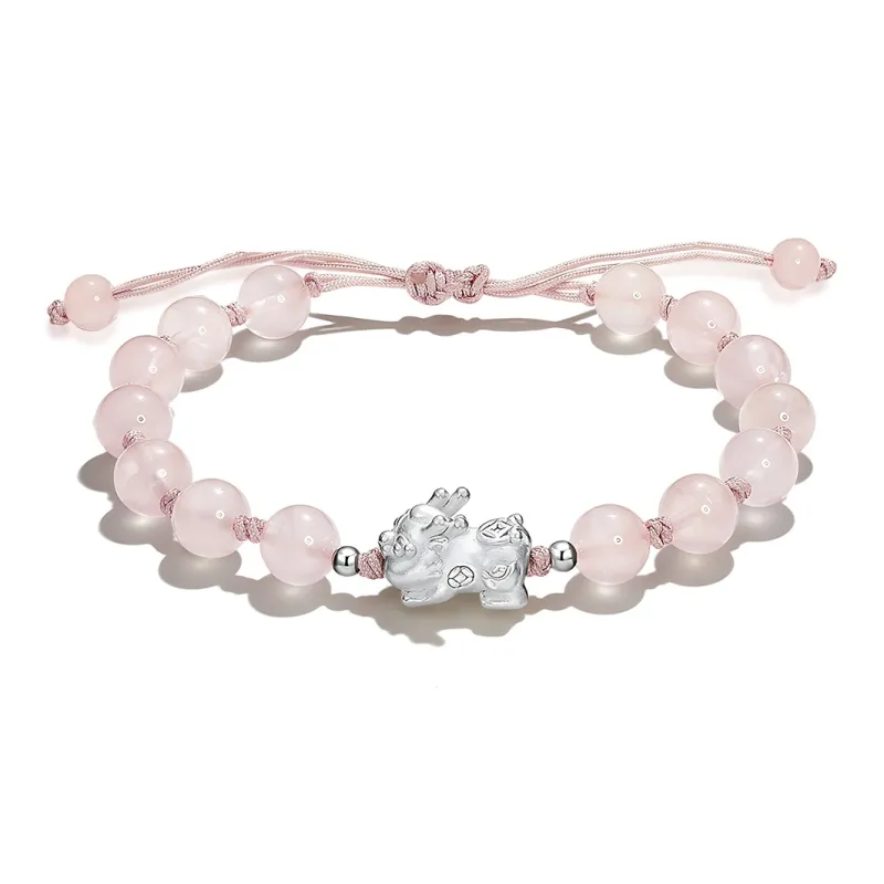 GUDS GAVE Colored Glaze Jade Bracelets Unisex-7