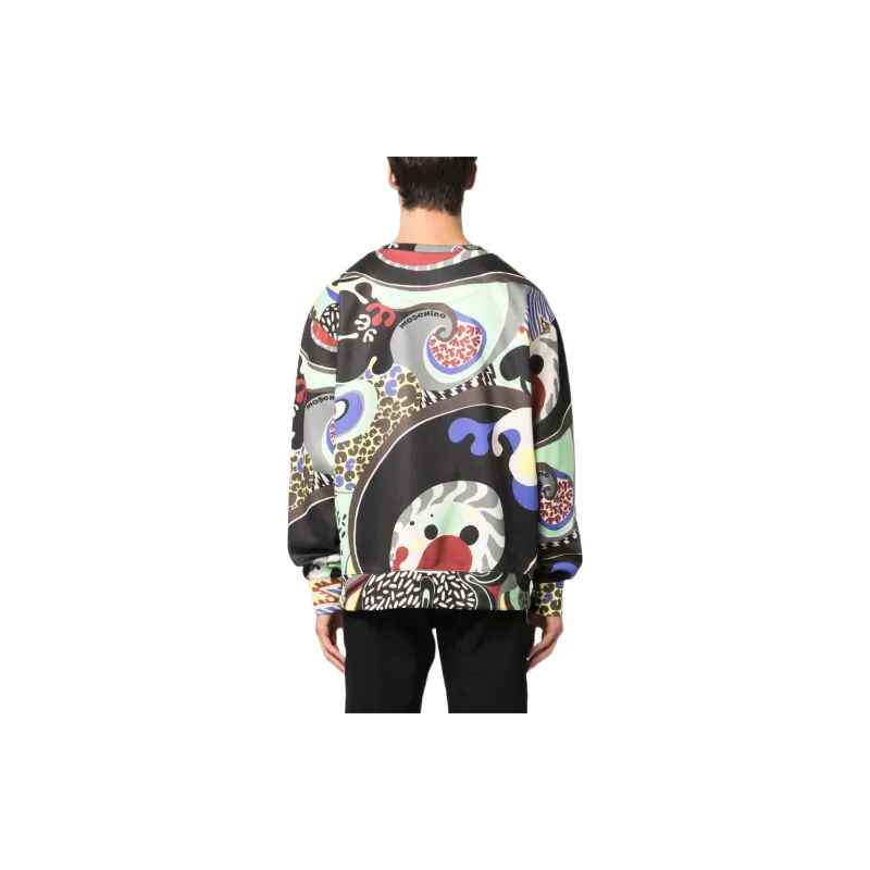 MOSCHINO Graphic print Crew Neck Sweatshirt-2