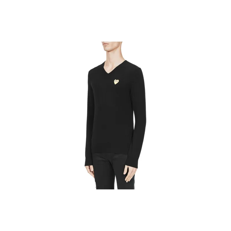 CDG Play Sweaters Men Black-3
