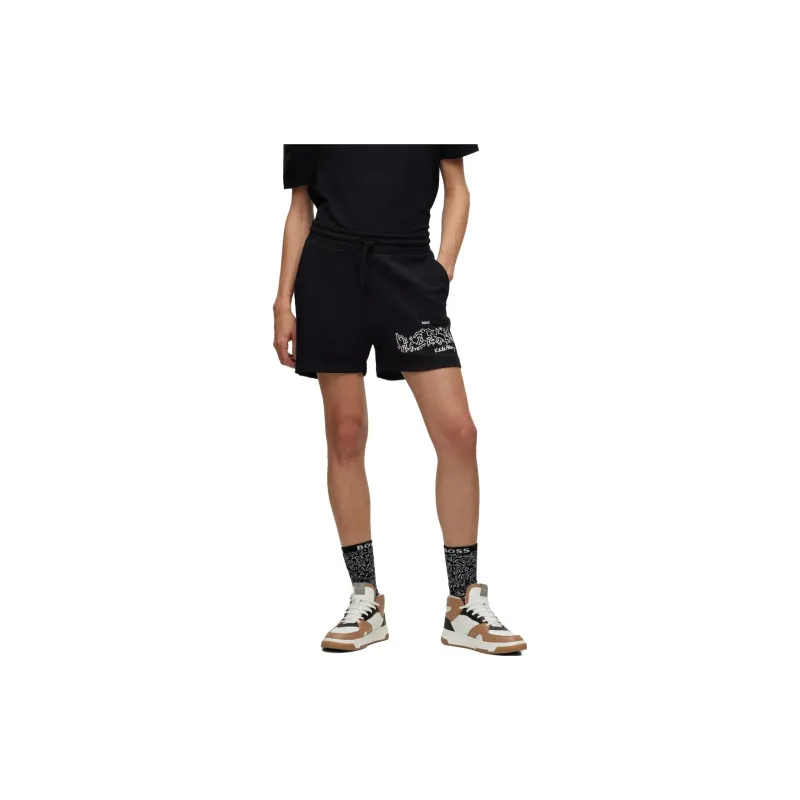 HUGO BOSS Casual Shorts Unisex Black-1