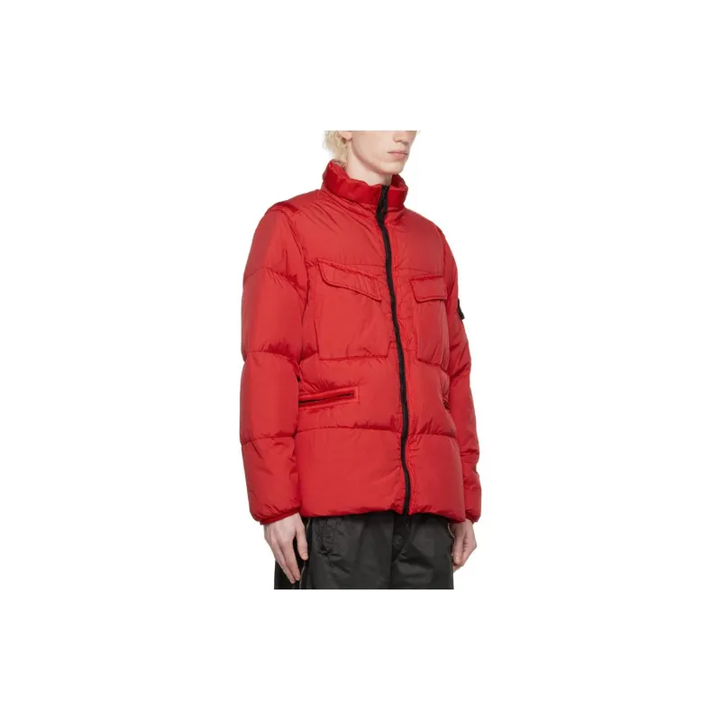 STONE ISLAND Down Jacket Men's Red-3