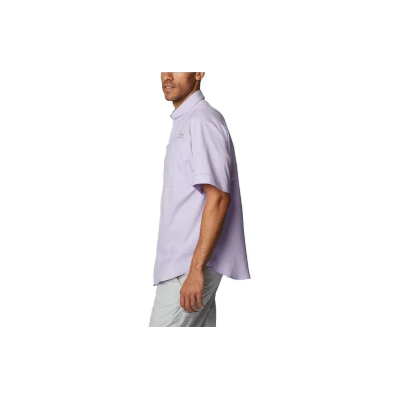 Columbia PFG Tamiami Shirts Men Light Purple-2