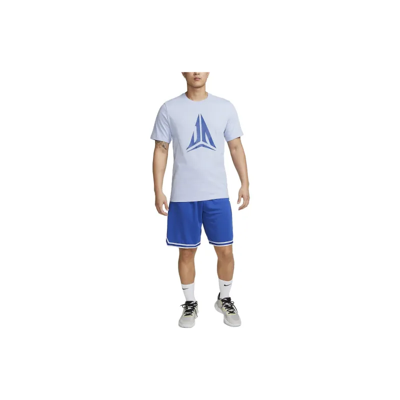 Nike T Shirts Men Light Blue-4