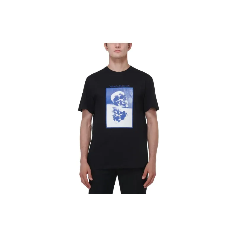 Alexander McQueen Skull Printed Crewneck T Shirt-1