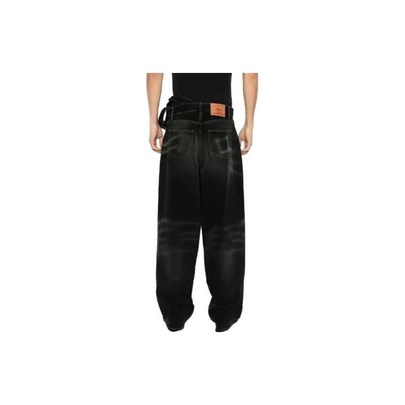 Y/Project Washed Wide leg Jeans-1