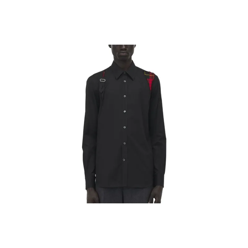 Alexander McQueen Tartan Harness Shirt-4