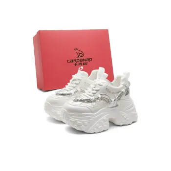 CARDANRO Small sized Sky Vegetables Low Top Trendy Chunky Sneakers Women's