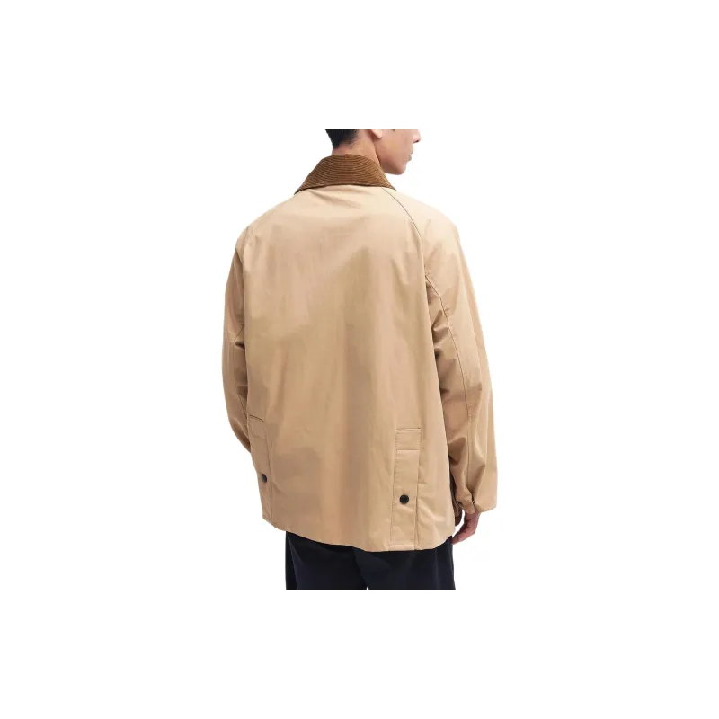 BARBOUR Peached Oversized Bedale Casual Jacket Jackets & Coats Men's Beige-3