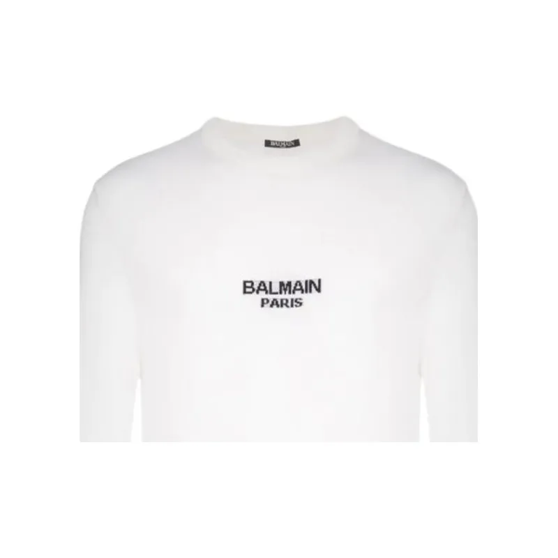 BALMAIN Sweaters Men White-4