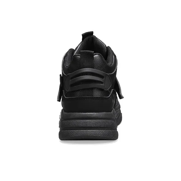 DEERWAY Wear-Resistant Height Increasing Mid-Top Skateboard Shoes Men's-7