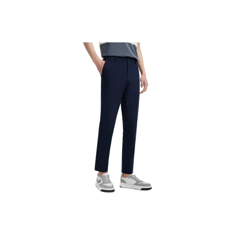 Jiumuwang Men's Pants Expert Casual Pants Men's Navy Blue-2