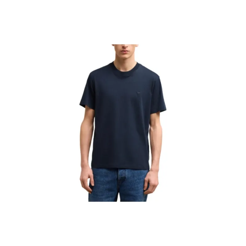 AMIPARIS Paris Ami De Coeur Logo Embroidered Crewneck T Shirt-1