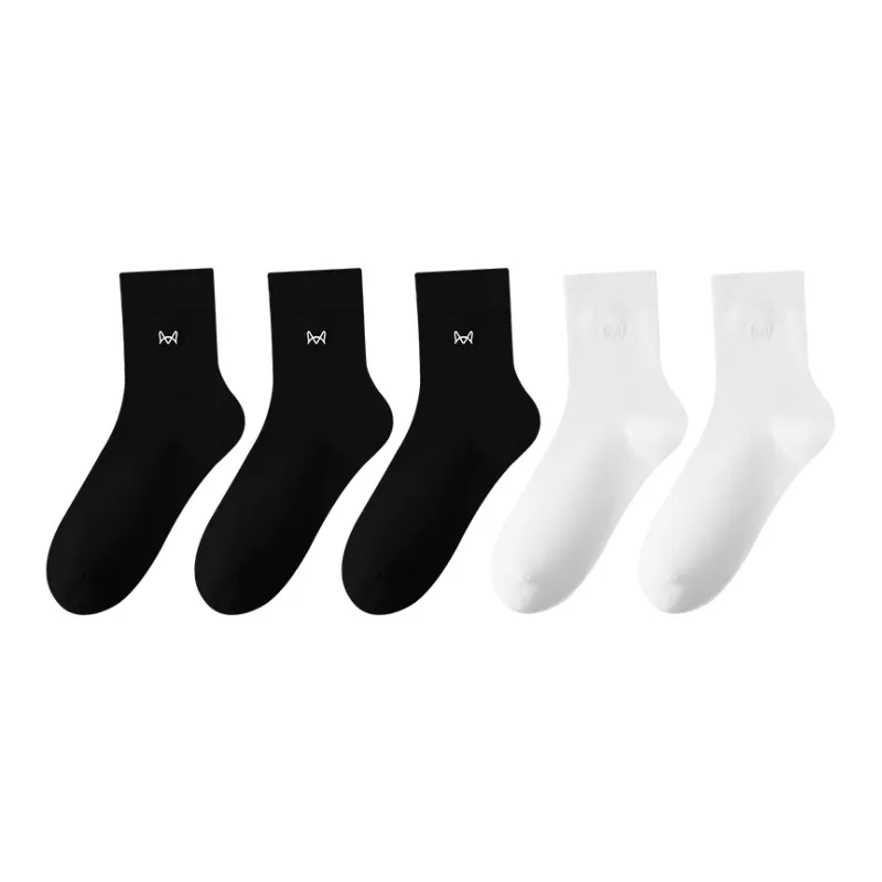 MIIOW Mid Calf Socks Men's 5 Pack-18