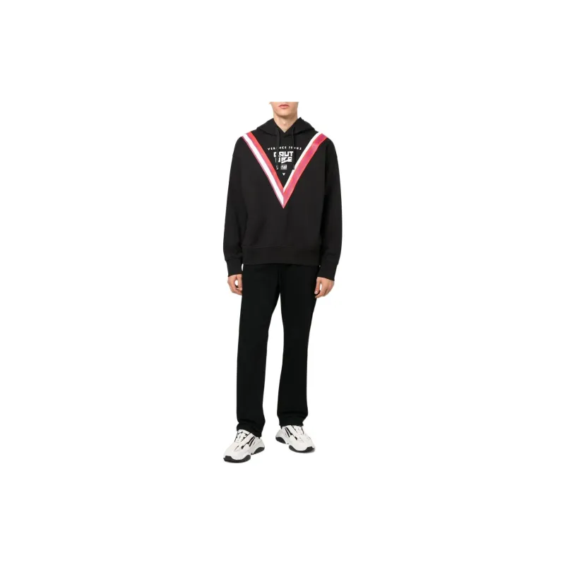 VERSACE FW22 Men Long Sleeve Sweatshirt Black-3