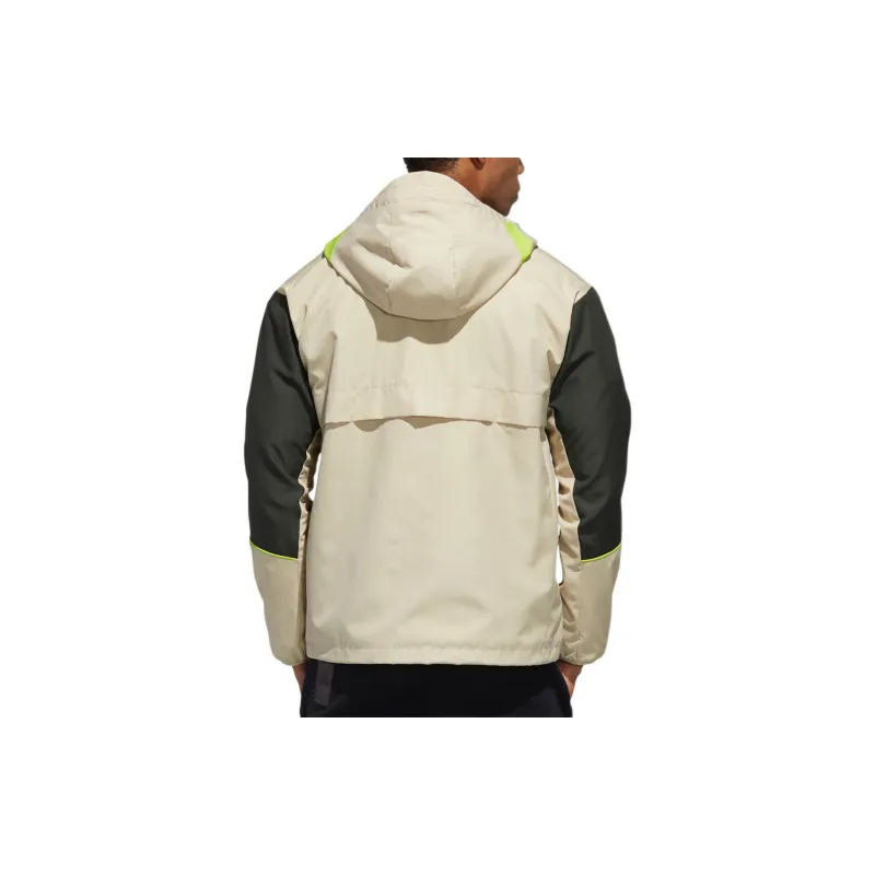 Adidas W.N.D. Jacket Men's Dark Khaki-3