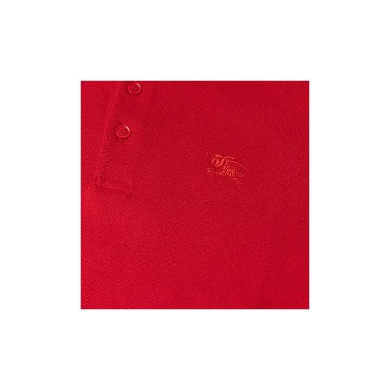 Burberry Polo Shirts Men Red-4