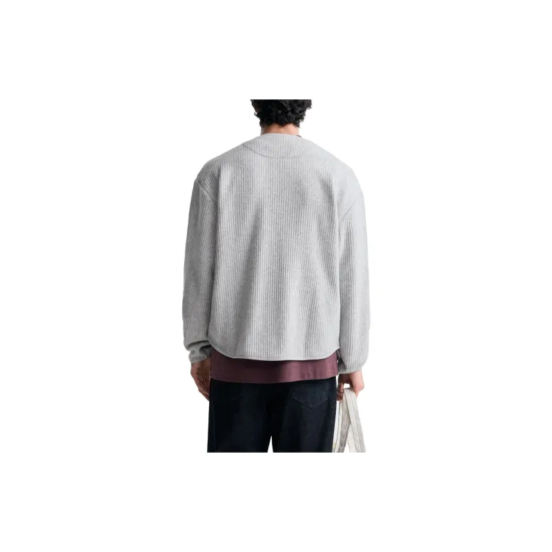 ZARA Knitwear Men Zebra Print Gray-3