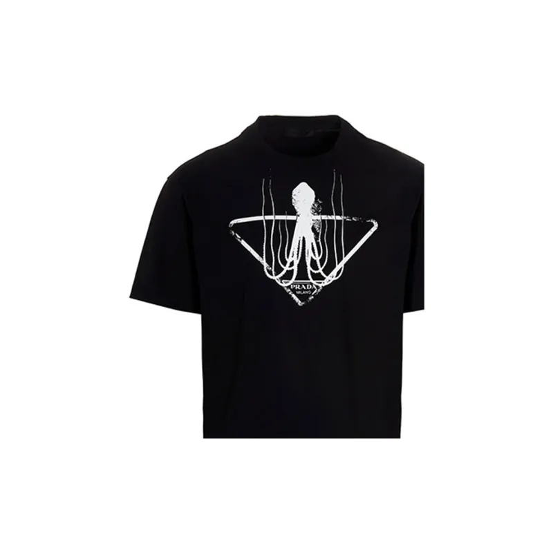 PRADA Octopus Print T shirt-4