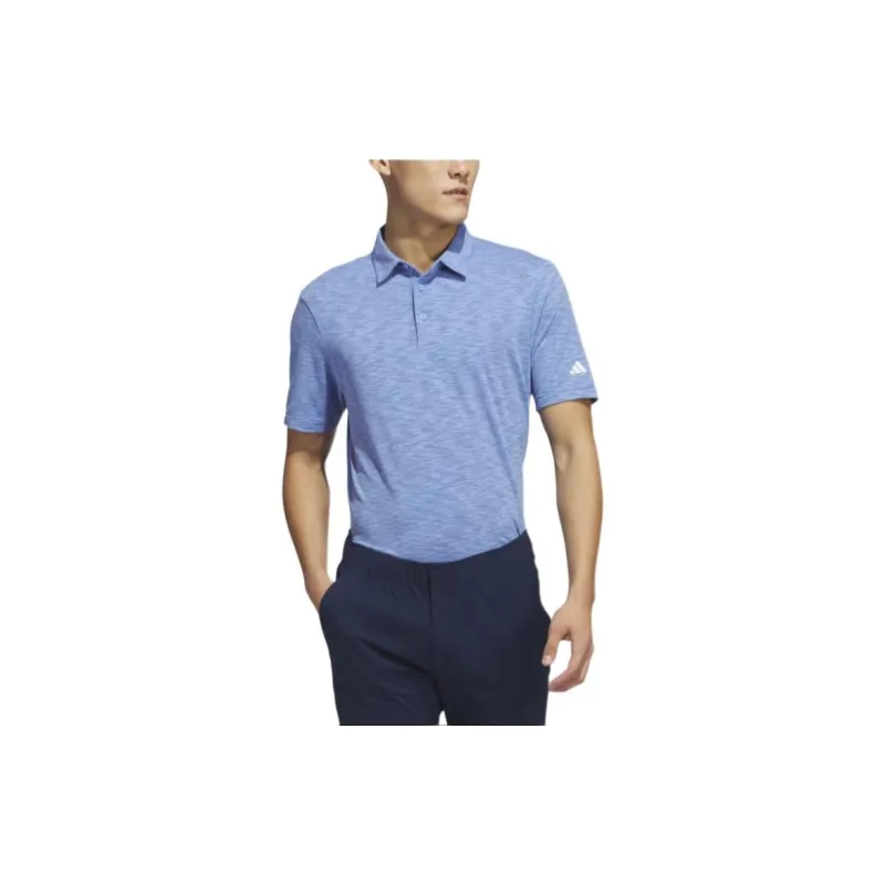 Adidas SPACE DYE GOLF POLO SHIRT Polo Shirt Men's Blue-1