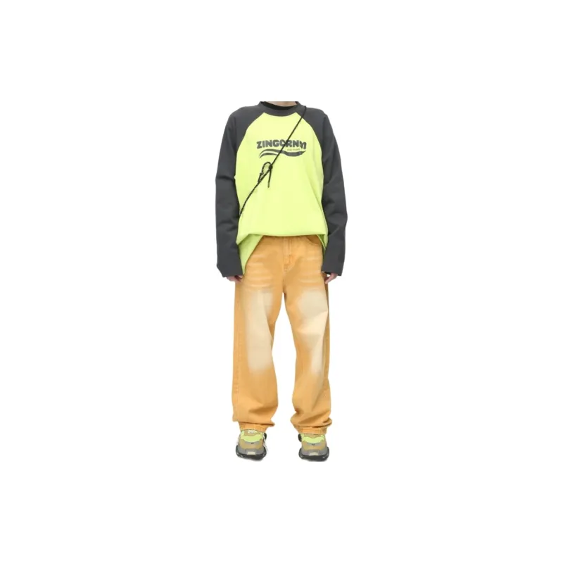 Voguo Relay Jeans Unisex Yellow-4