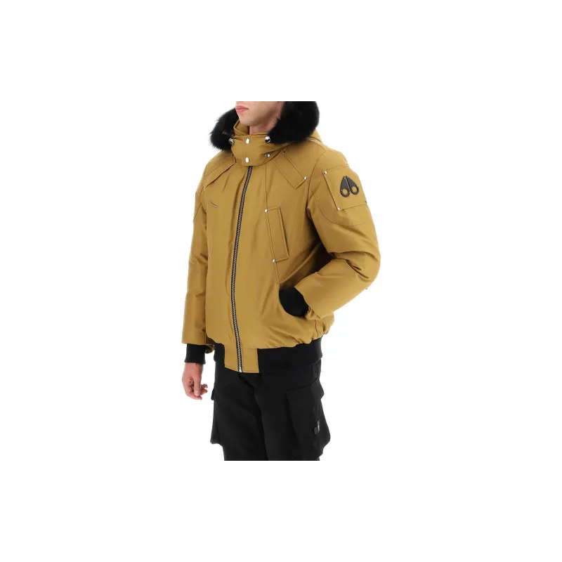 Moose Knuckles Down Jacket Men's Yellow-4