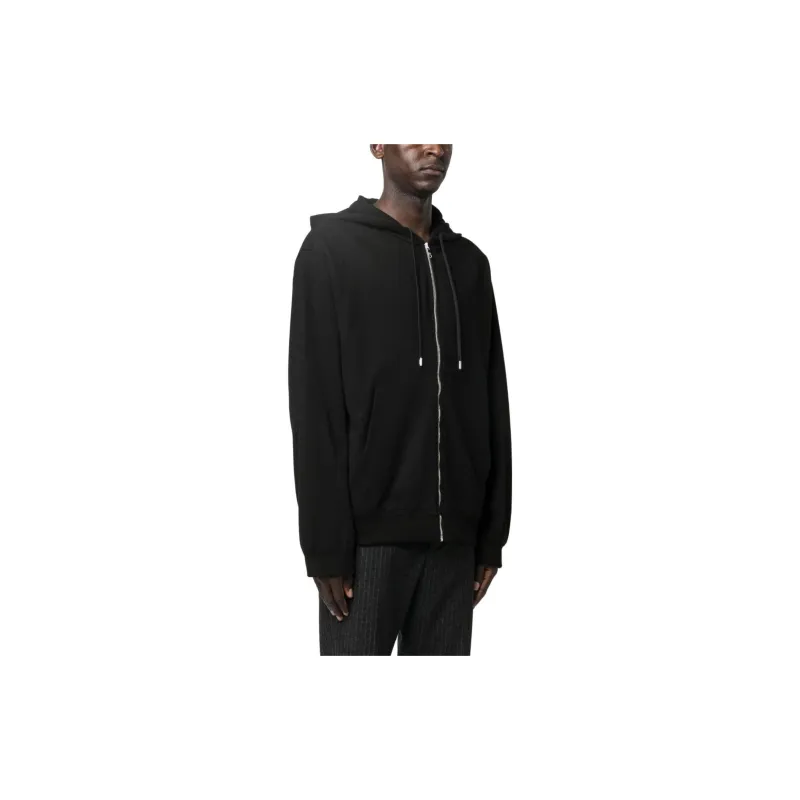 PRADA Zip Up Drawstring Hoodie-3