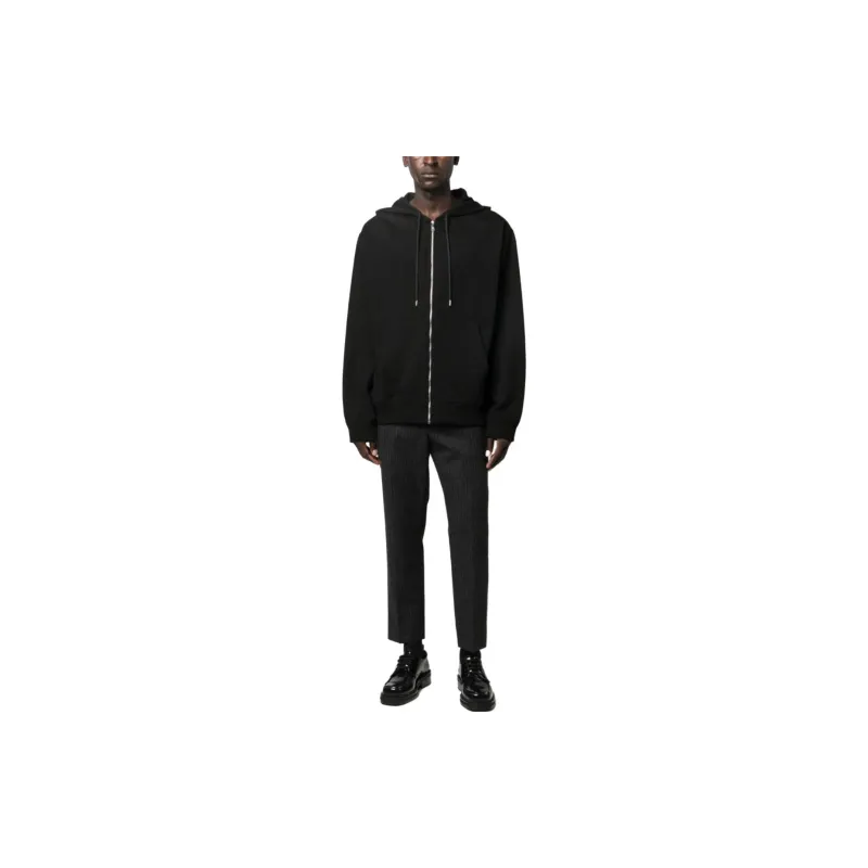 PRADA Zip Up Drawstring Hoodie-1